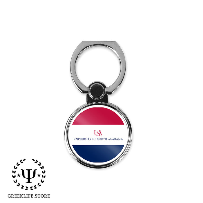 University of South Alabama Ring Stand Phone Holder (round)