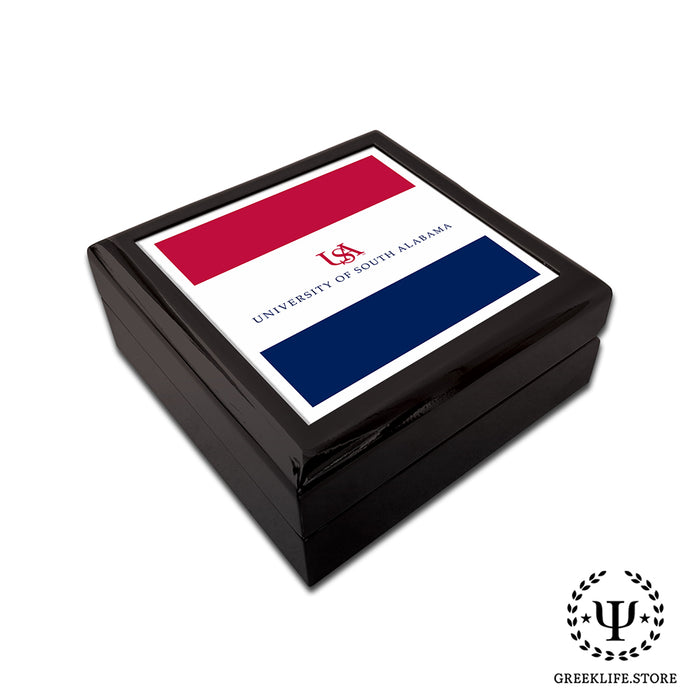 University of South Alabama Keepsake Box Wooden