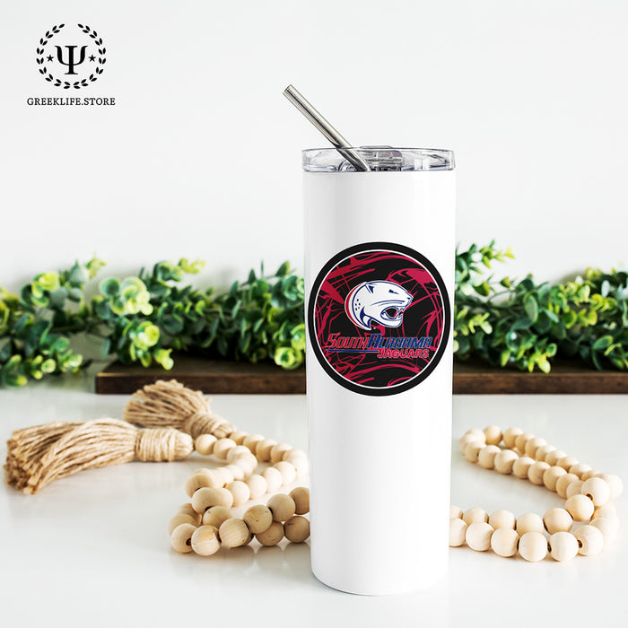 University of South Alabama Stainless Steel Skinny Tumbler 20 OZ