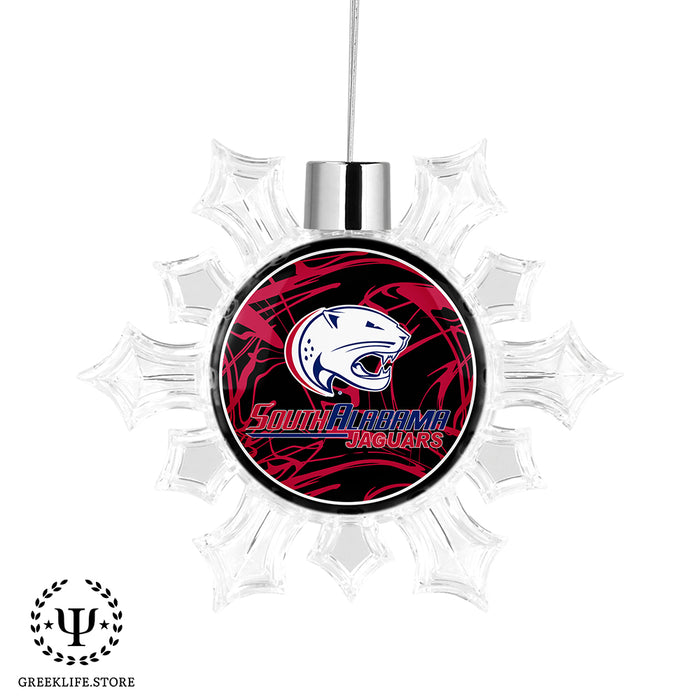 University of South Alabama Christmas Ornament - Snowflake