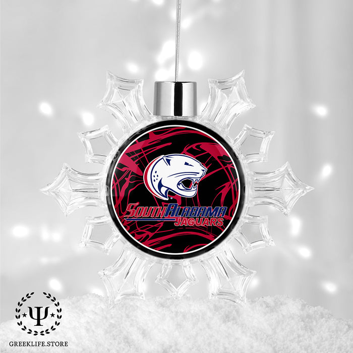 University of South Alabama Christmas Ornament - Snowflake