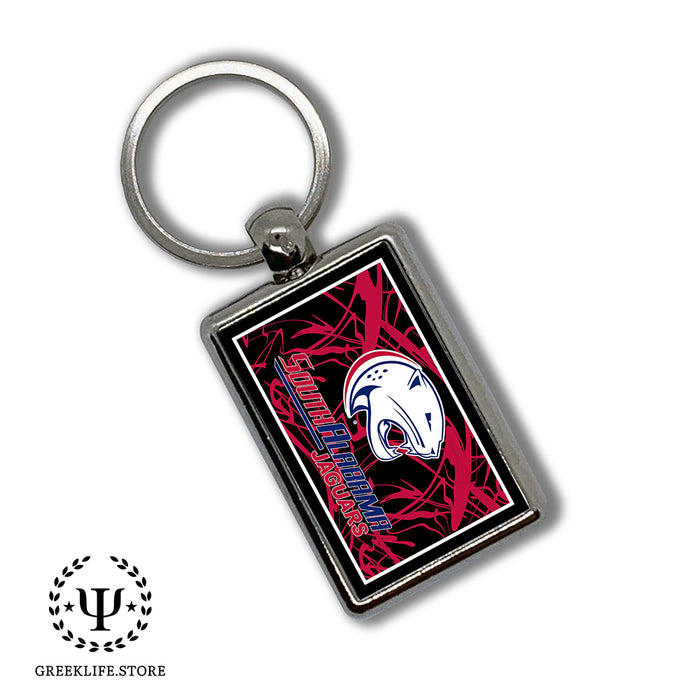 University of South Alabama Keychain Rectangular