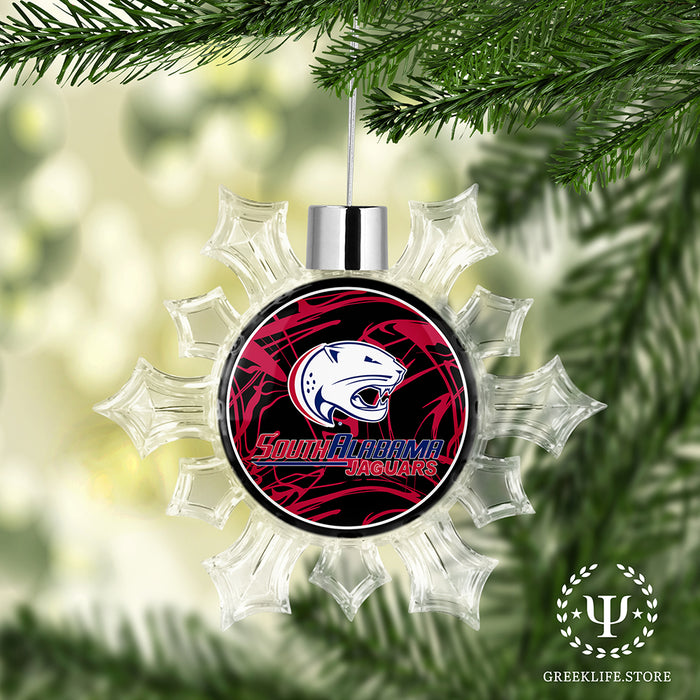 University of South Alabama Christmas Ornament - Snowflake