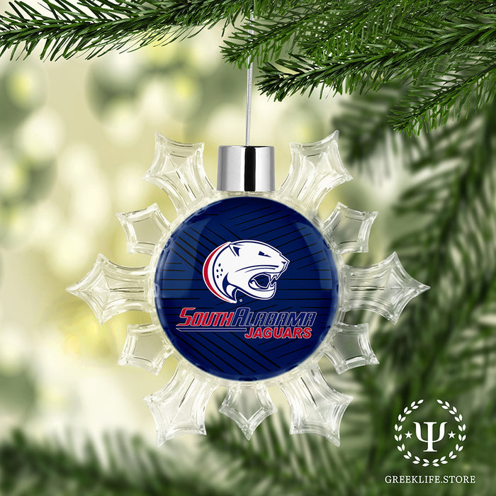 University of South Alabama Christmas Ornament - Snowflake