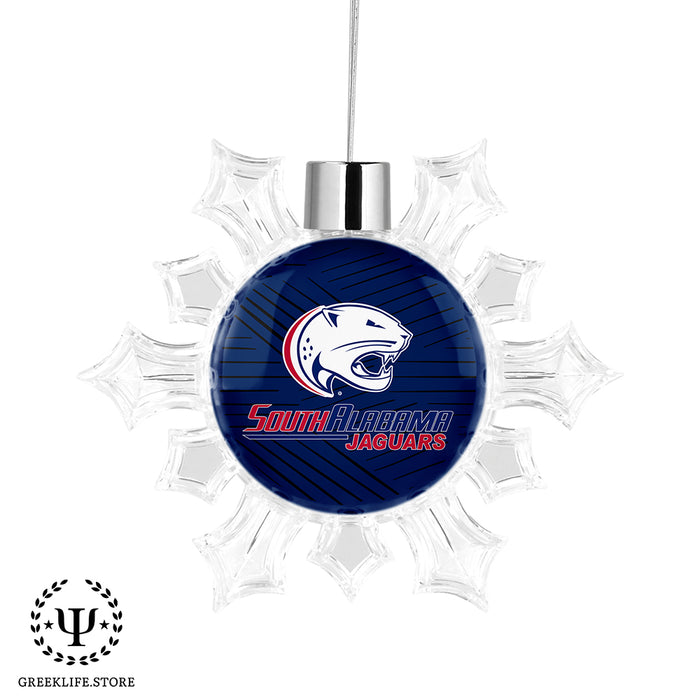 University of South Alabama Christmas Ornament - Snowflake