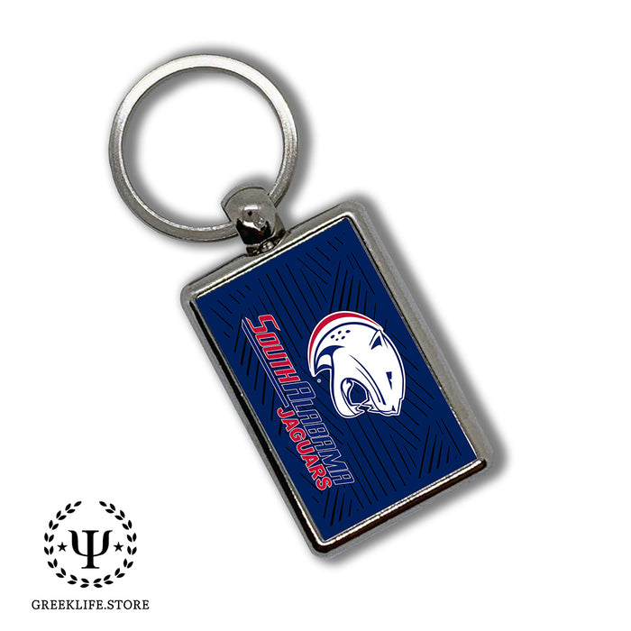 University of South Alabama Keychain Rectangular