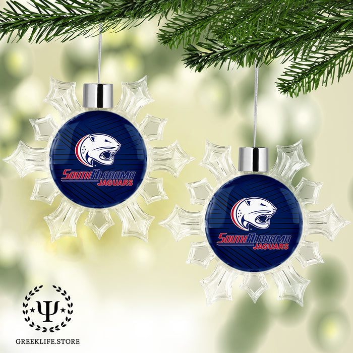University of South Alabama Christmas Ornament - Snowflake