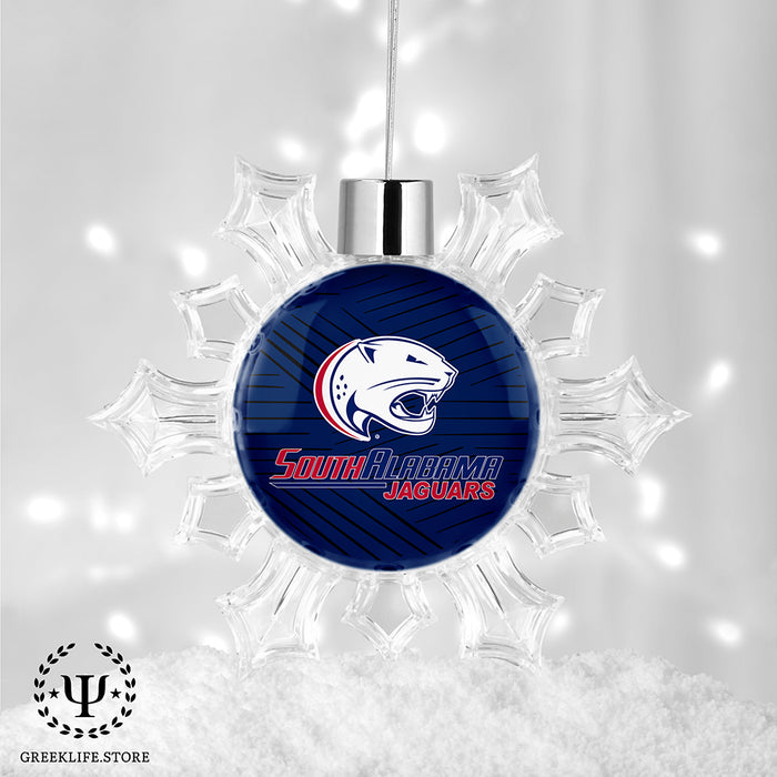 University of South Alabama Christmas Ornament - Snowflake
