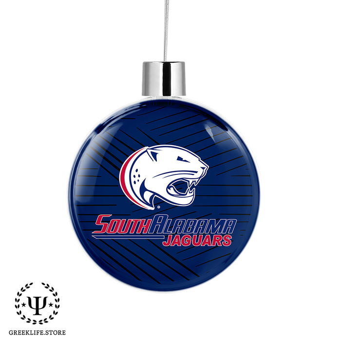 University of South Alabama Christmas Ornament Flat Round