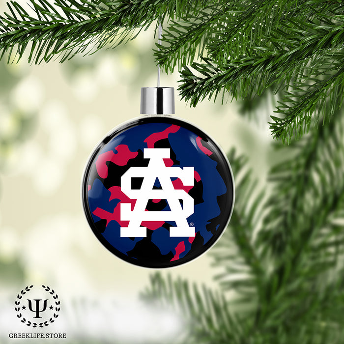 University of South Alabama Christmas Ornament Flat Round