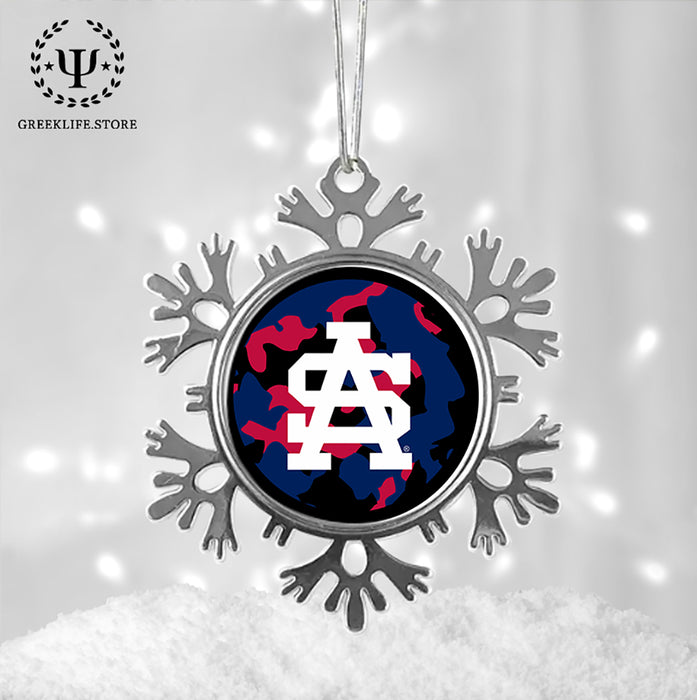 University of South Alabama Christmas Ornament - Snowflake Metal
