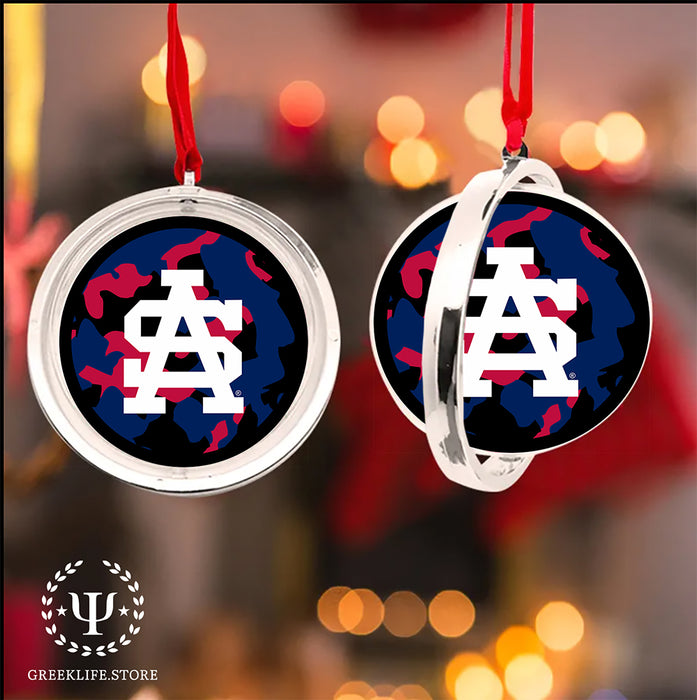 University of South Alabama Christmas Reversible Flat Round Ornament