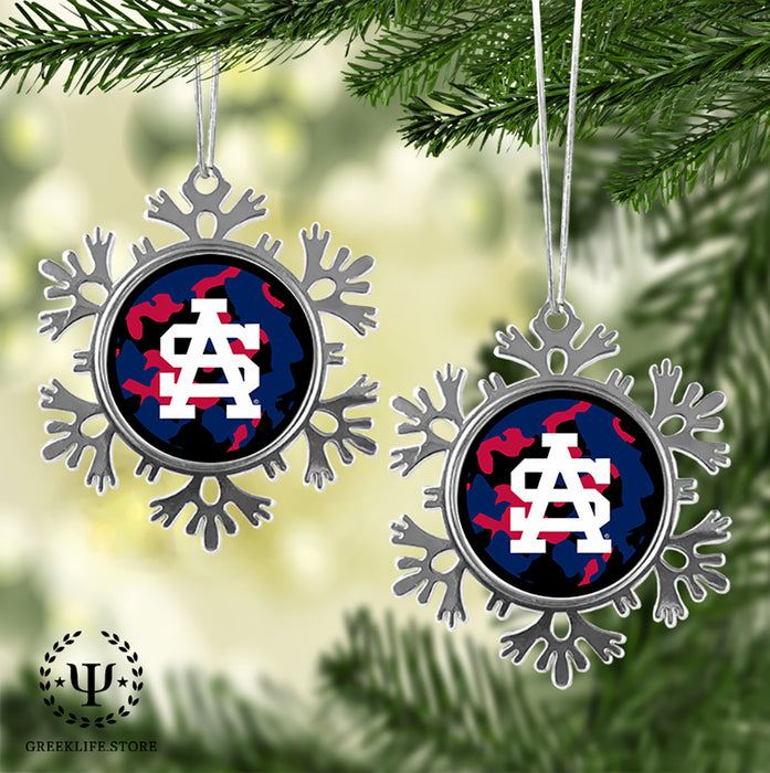 University of South Alabama Christmas Ornament - Snowflake Metal