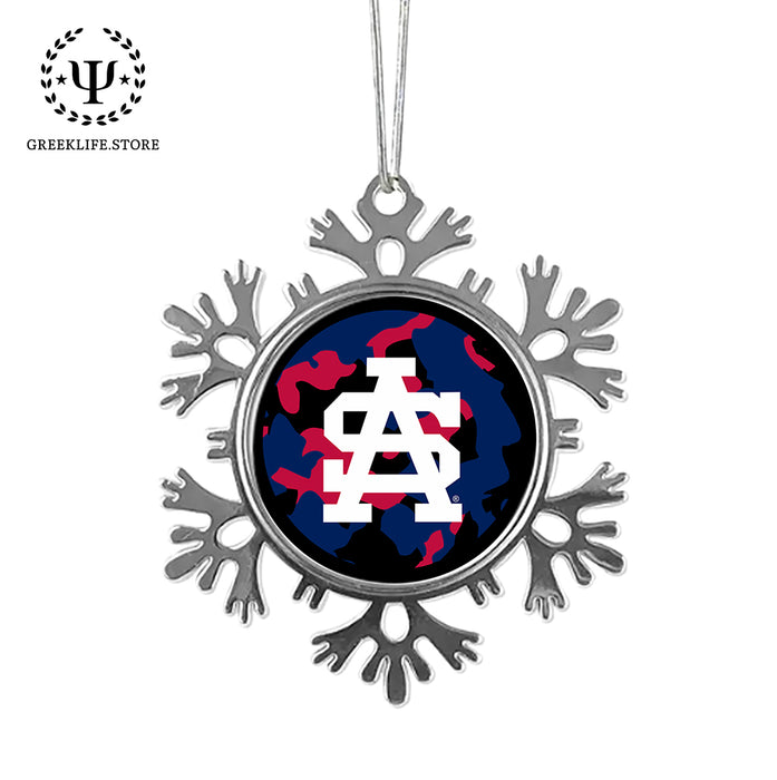 University of South Alabama Christmas Ornament - Snowflake Metal