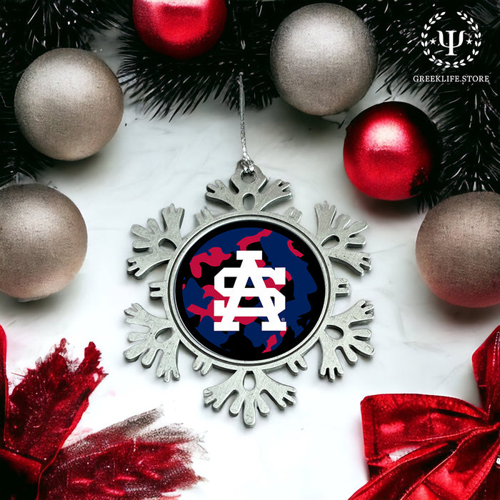 University of South Alabama Christmas Ornament - Snowflake Metal