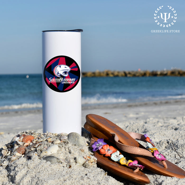 University of South Alabama Stainless Steel Skinny Tumbler 20 OZ