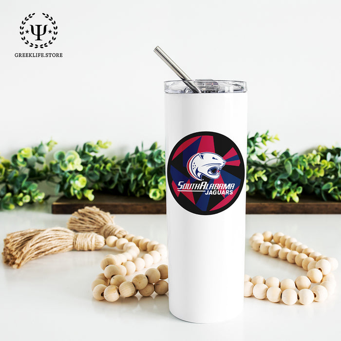 University of South Alabama Stainless Steel Skinny Tumbler 20 OZ