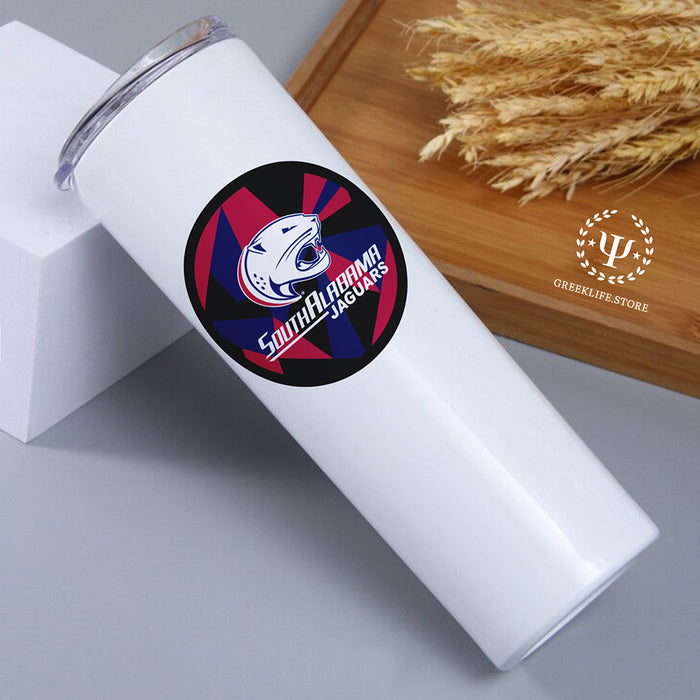 University of South Alabama Stainless Steel Skinny Tumbler 20 OZ
