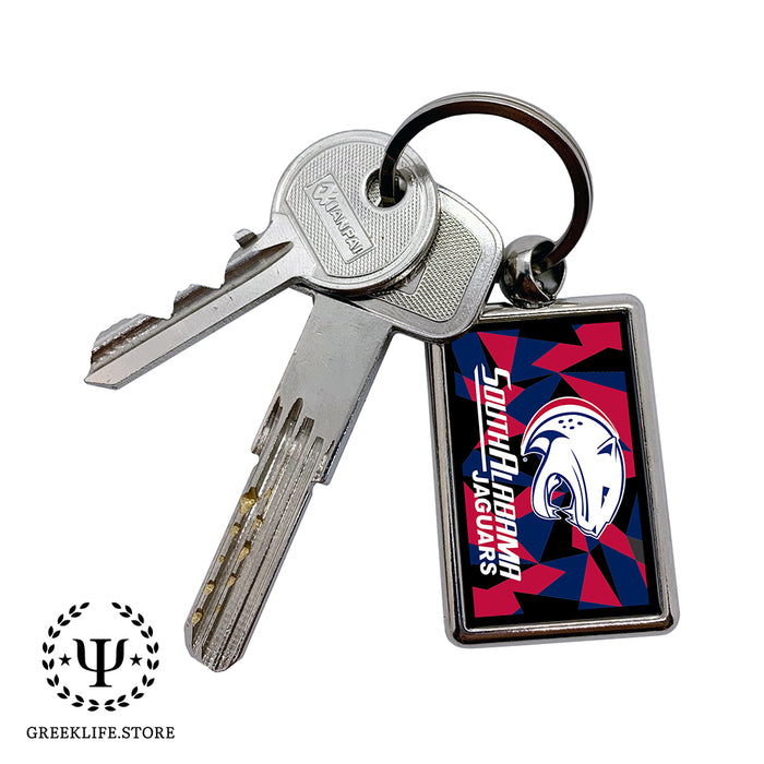 University of South Alabama Keychain Rectangular