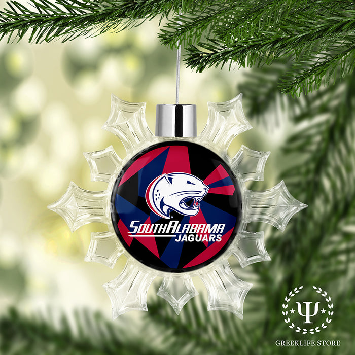 University of South Alabama Christmas Ornament - Snowflake