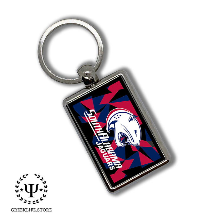 University of South Alabama Keychain Rectangular