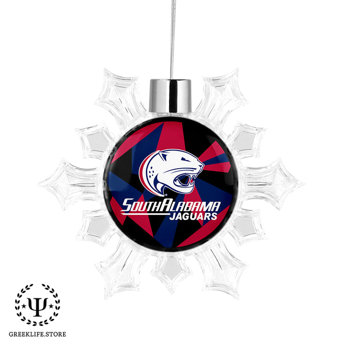 University of South Alabama Christmas Ornament - Snowflake