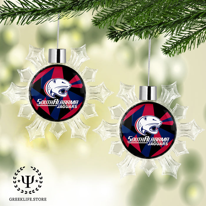 University of South Alabama Christmas Ornament - Snowflake