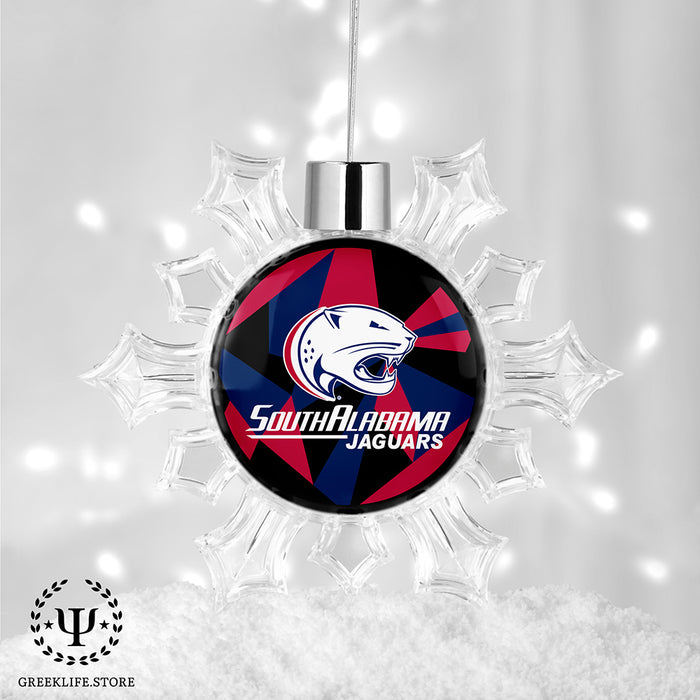 University of South Alabama Christmas Ornament - Snowflake