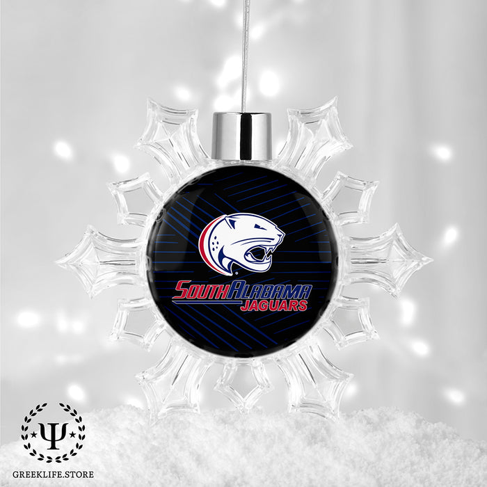 University of South Alabama Christmas Ornament - Snowflake