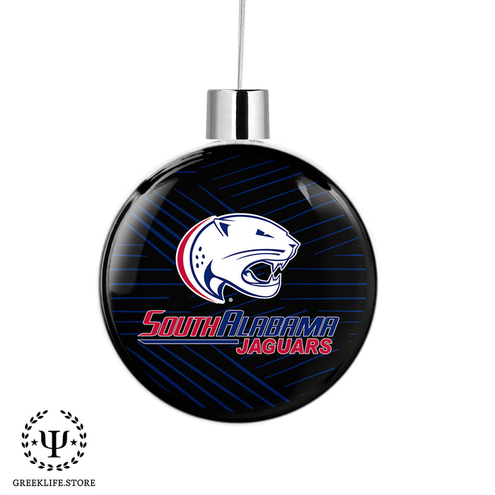 University of South Alabama Christmas Ornament Flat Round