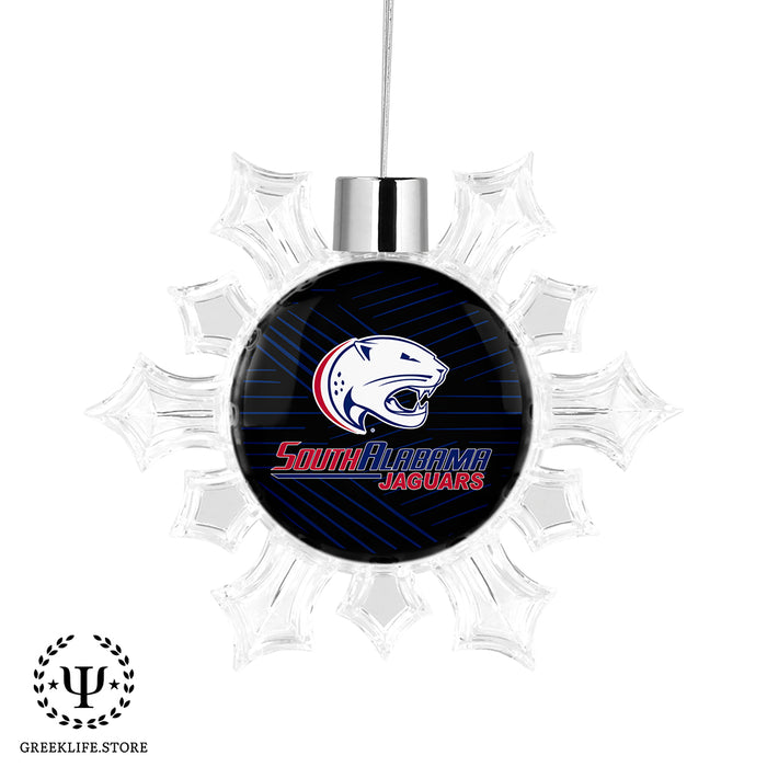 University of South Alabama Christmas Ornament - Snowflake
