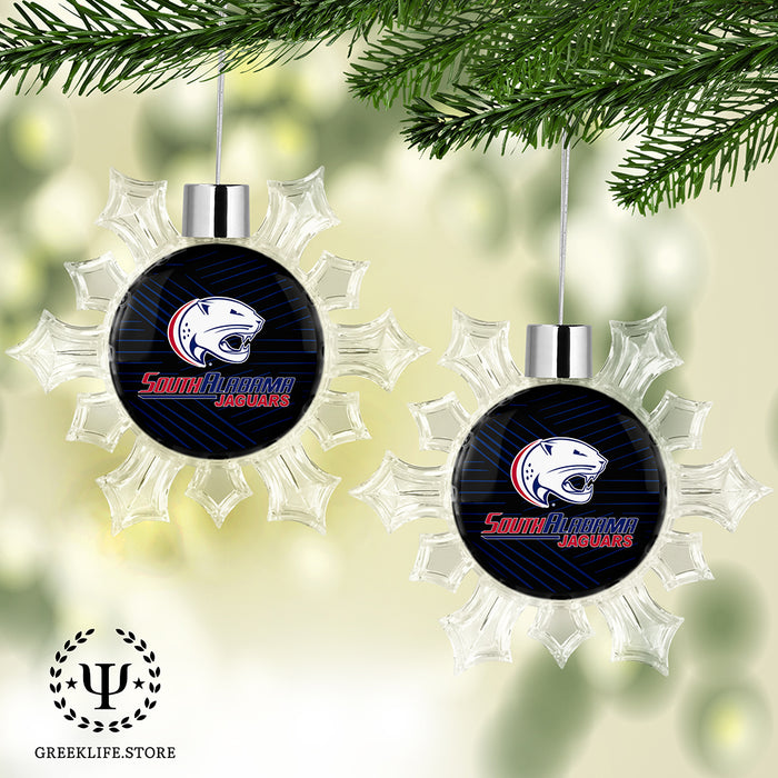 University of South Alabama Christmas Ornament - Snowflake