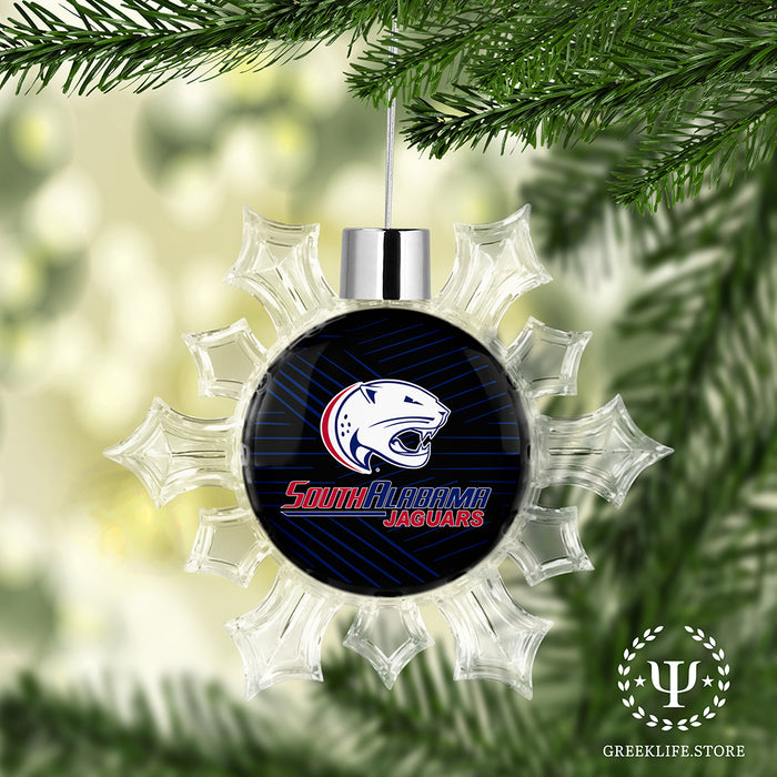 University of South Alabama Christmas Ornament - Snowflake