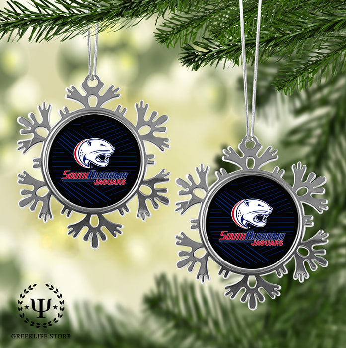 University of South Alabama Christmas Ornament - Snowflake Metal