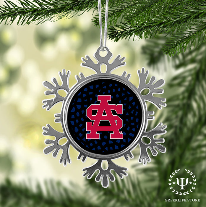University of South Alabama Christmas Ornament - Snowflake Metal