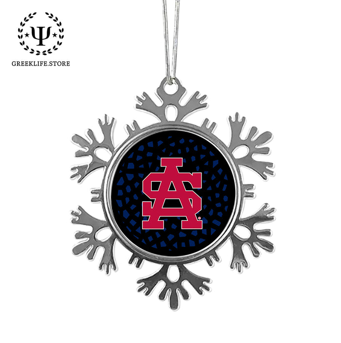 University of South Alabama Christmas Ornament - Snowflake Metal