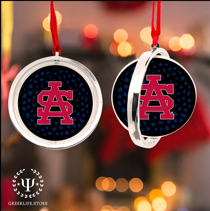 University of South Alabama Christmas Reversible Flat Round Ornament