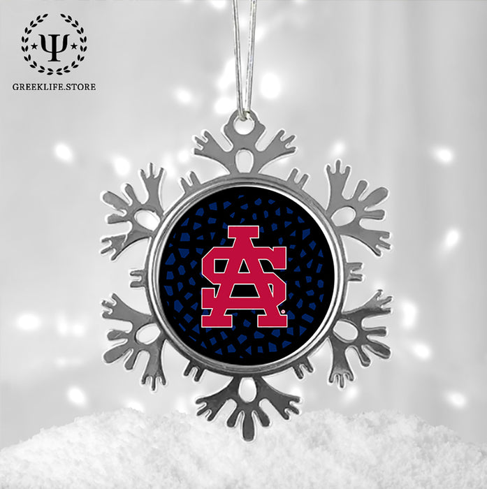 University of South Alabama Christmas Ornament - Snowflake Metal