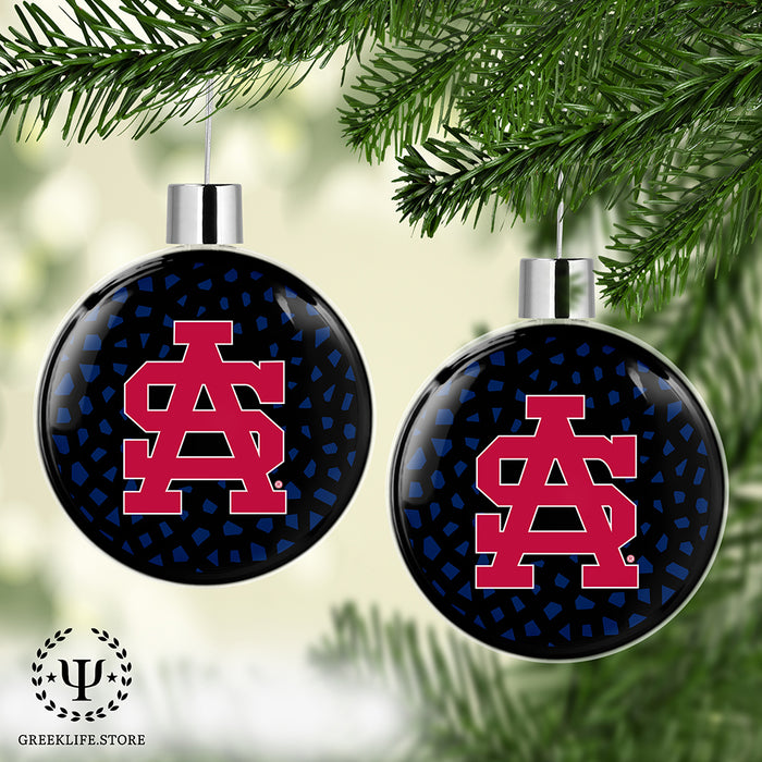 University of South Alabama Christmas Ornament Flat Round