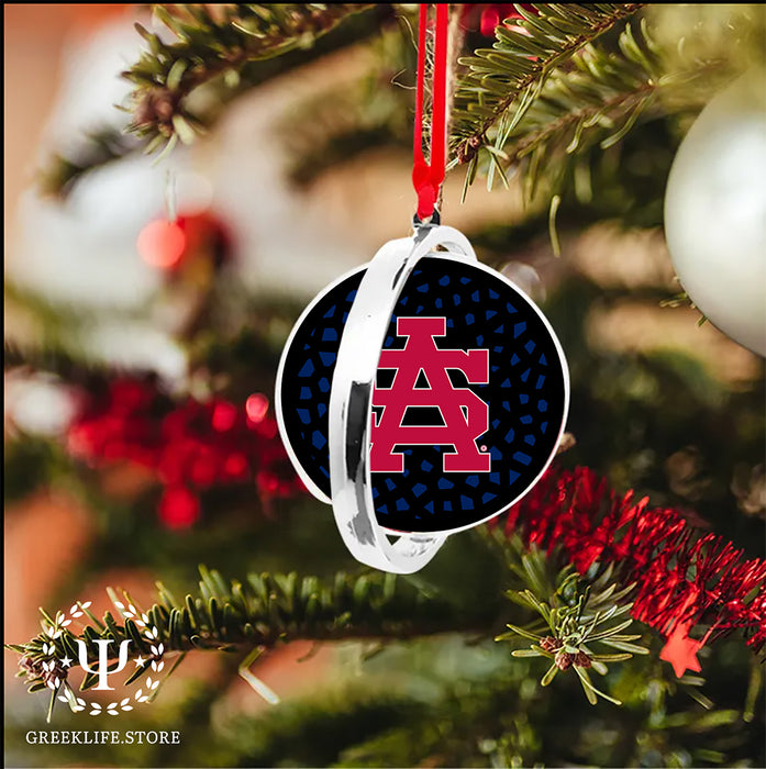 University of South Alabama Christmas Reversible Flat Round Ornament
