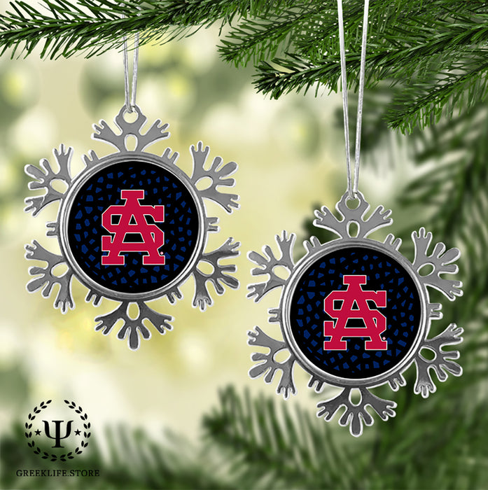 University of South Alabama Christmas Ornament - Snowflake Metal