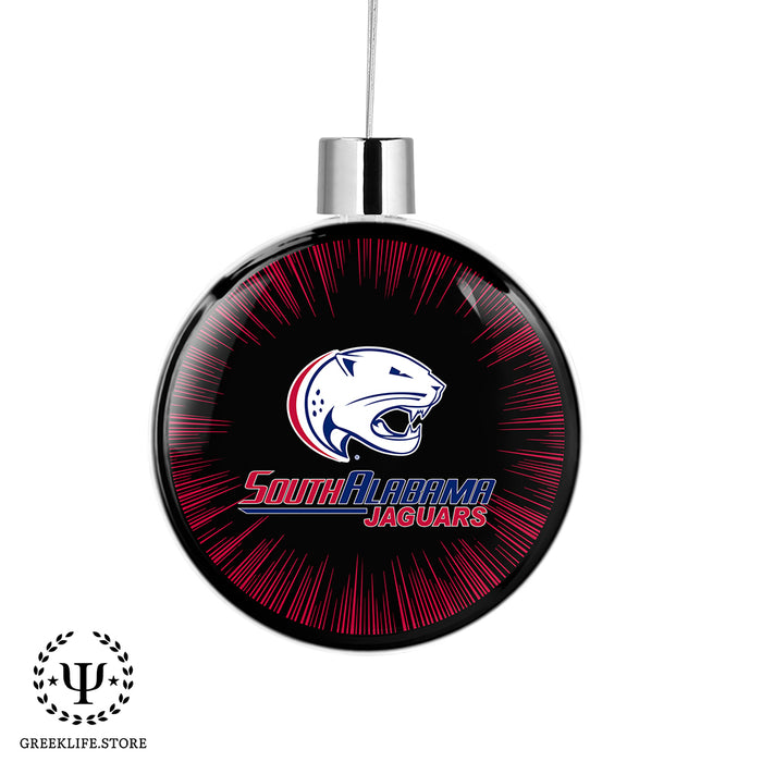 University of South Alabama Christmas Ornament Flat Round
