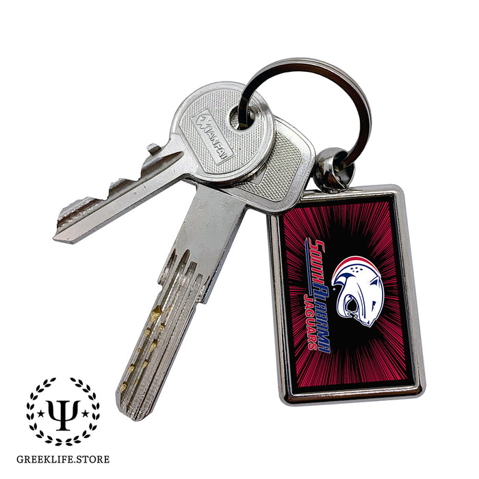 University of South Alabama Keychain Rectangular