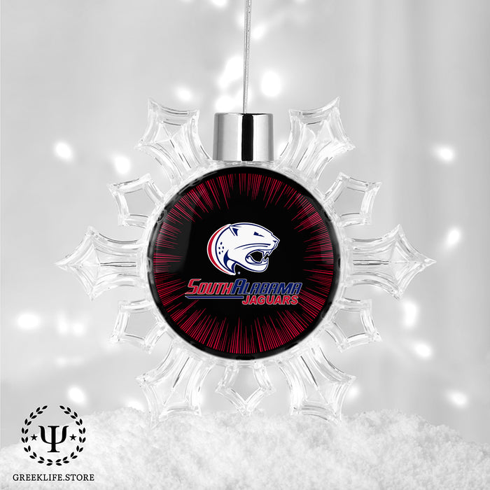 University of South Alabama Christmas Ornament - Snowflake