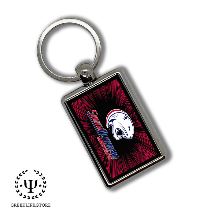 University of South Alabama Keychain Rectangular