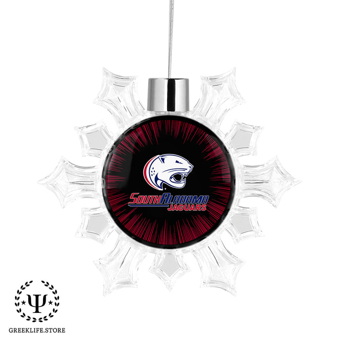 University of South Alabama Christmas Ornament - Snowflake