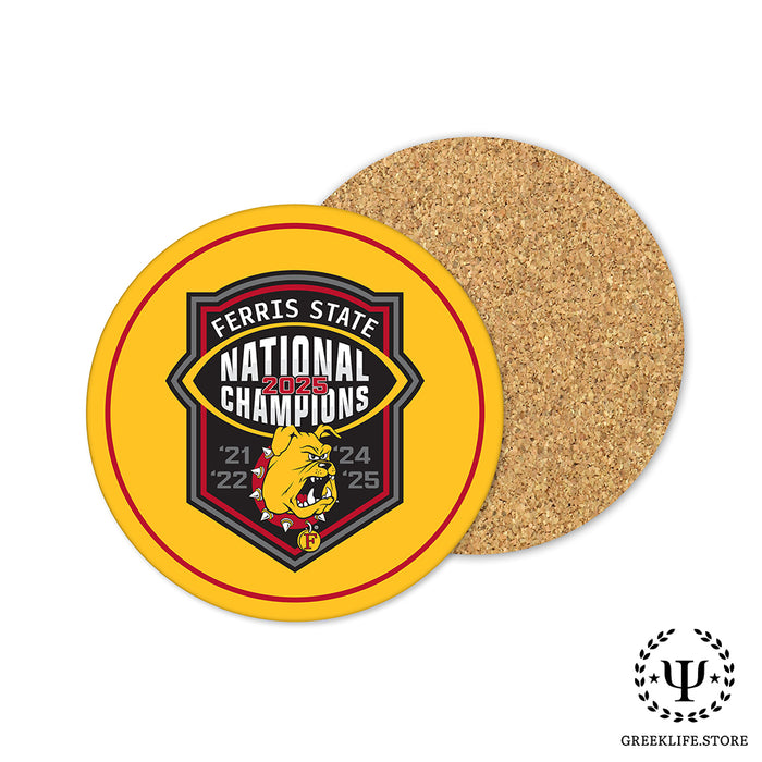Ferris State University Beverage Coasters Round (Set of 4)