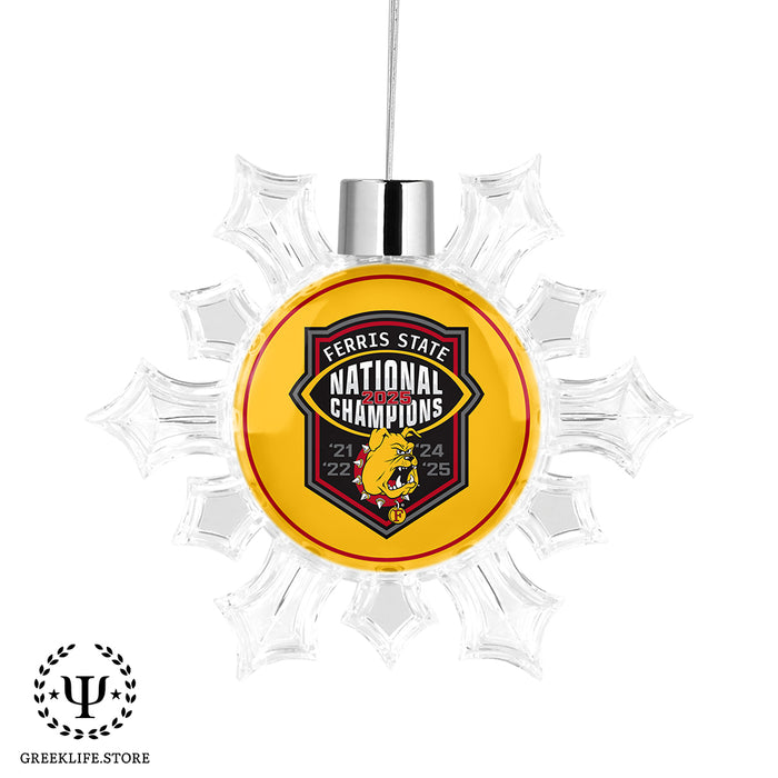 Ferris State University Christmas Ornament - Snowflake