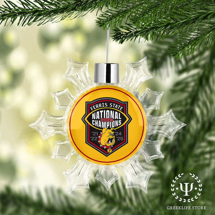 Ferris State University Christmas Ornament - Snowflake