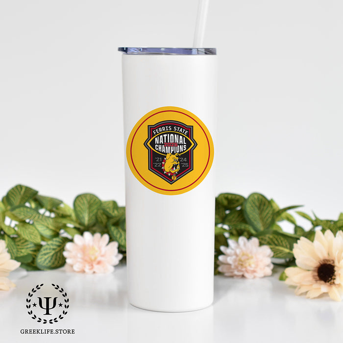 Ferris State University Stainless Steel Skinny Tumbler 20 OZ